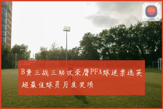 B费三战三助攻荣膺PFA球迷票选英超最佳球员月度奖项